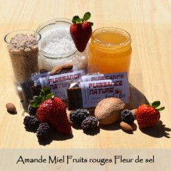 Puissance nature Amande Miel Fruits rouges Fleur de sel du Roussillon (0,5%)