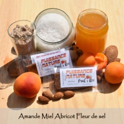 Puissance nature Amande Miel Abricot Fleur de sel du Roussillon (0,5%)