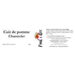 Cuir de fruits - Pomme Chantecler